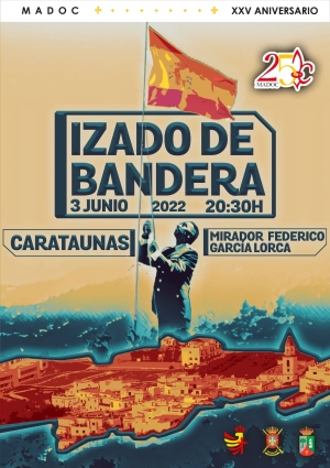 Izado de Bandera en Caratáunas